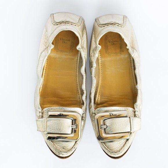 Dior Buckle Ballet Flats- Size 39 - Picture 4 of 8